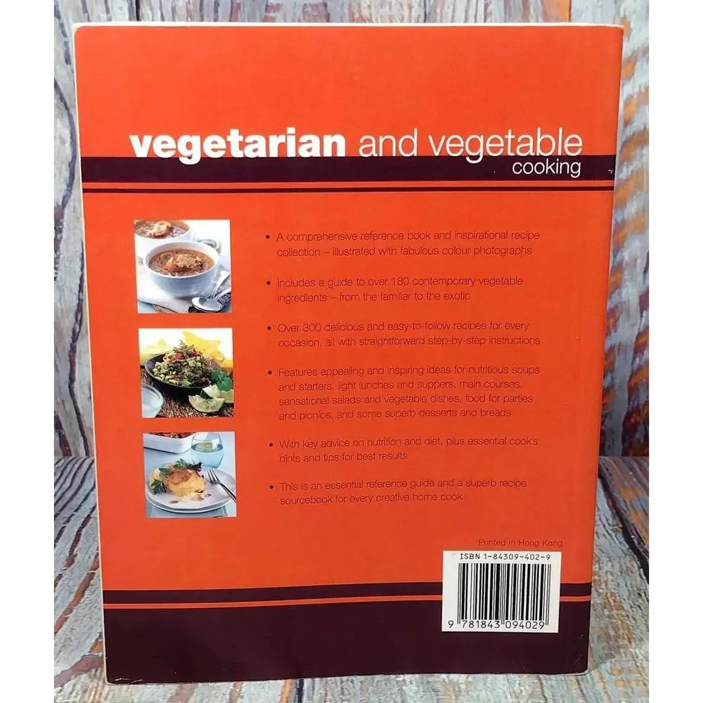 Vegetarian‎ and Vegetable Cooking by Christine Ingram - Paperback Cookbook